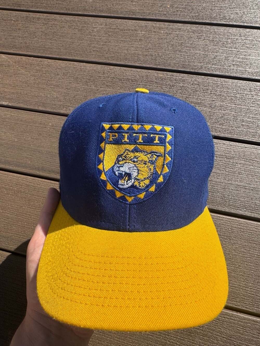 Vintage Pitt Pittsburgh Panthers Nutmeg Snapback Hat